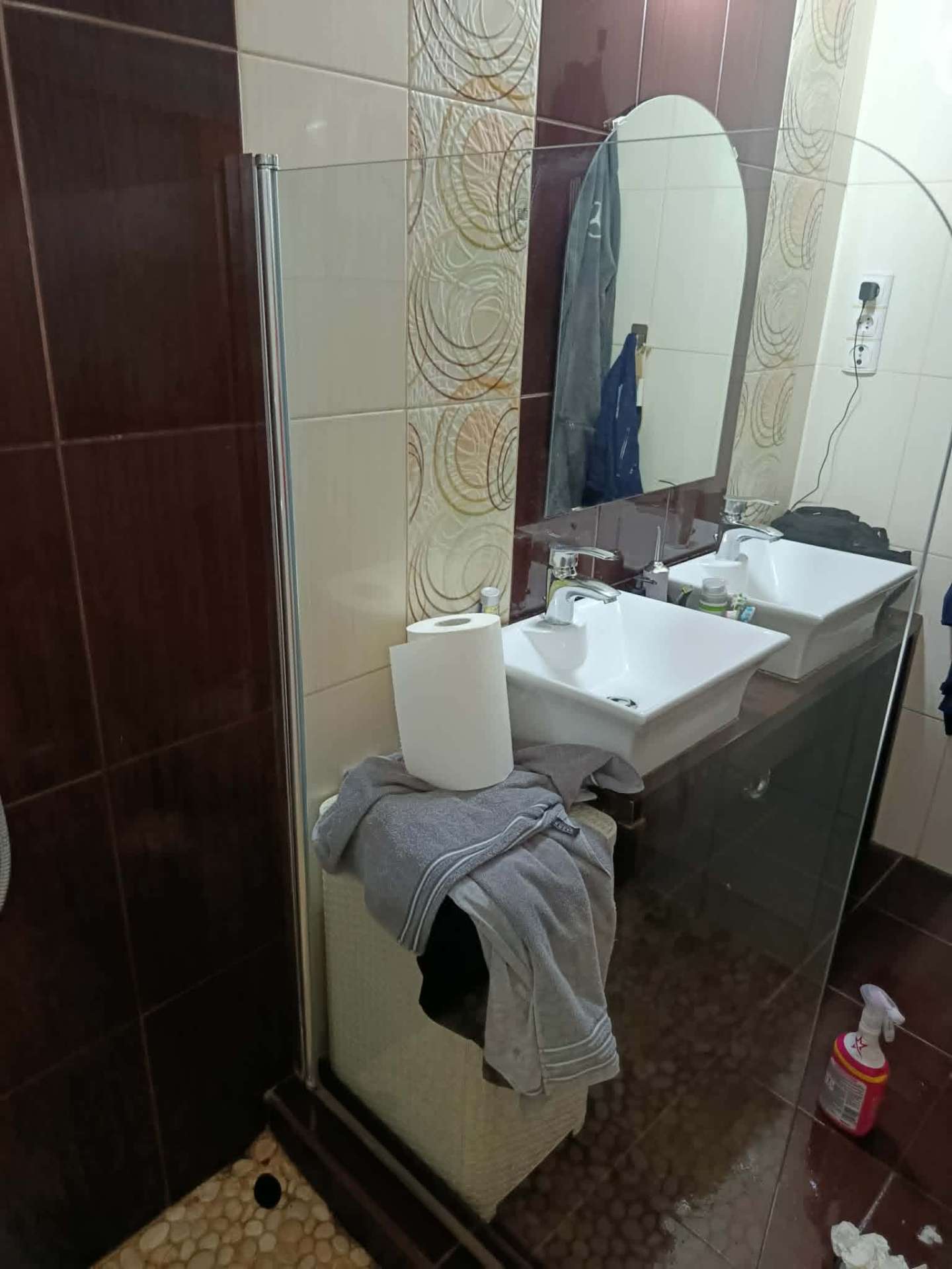 Zuhanykabin – vízkőmentesítés – utána