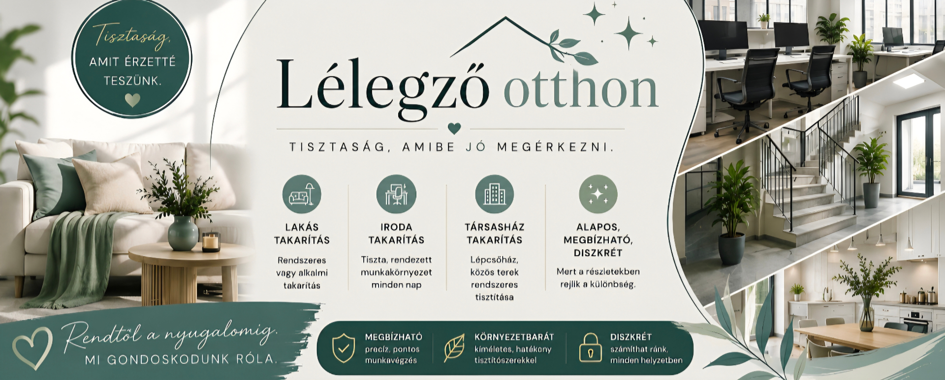 Lélegző Otthon – tisztaság, amibe jó megérkezni